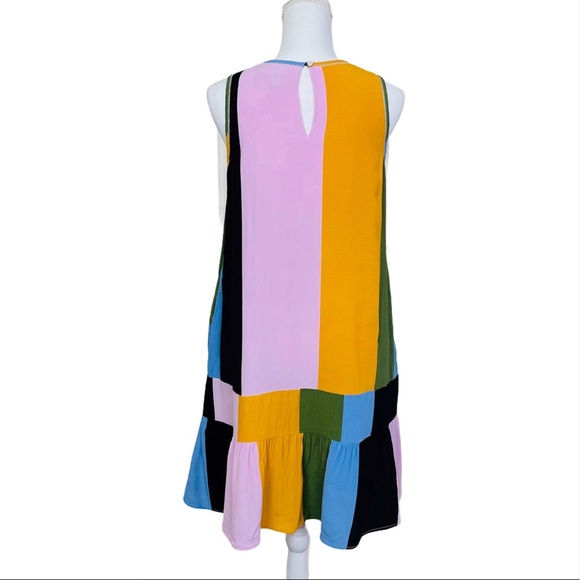 Dolan Audra Colorblock Crepe Mini Dress - Picture 3 of 13